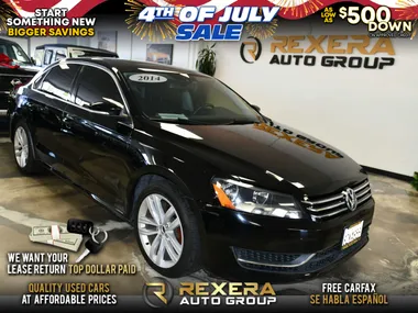 BLACK, 2014 VOLKSWAGEN PASSAT Image 