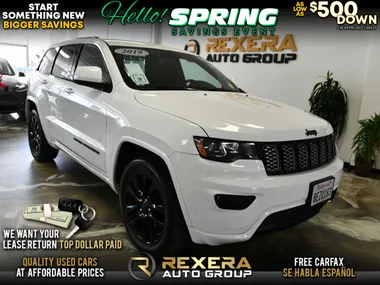 WHITE, 2018 JEEP GRAND CHEROKEE Image 9