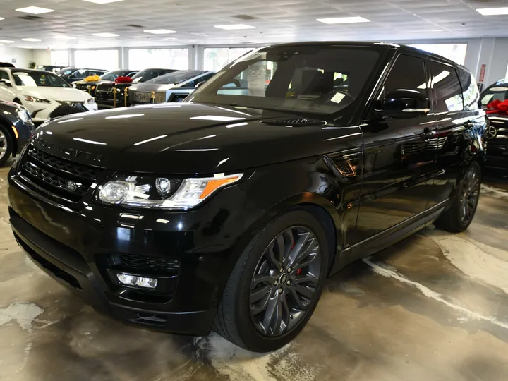 BLACK, 2017 LAND ROVER RANGE ROVER SPORT Image 5