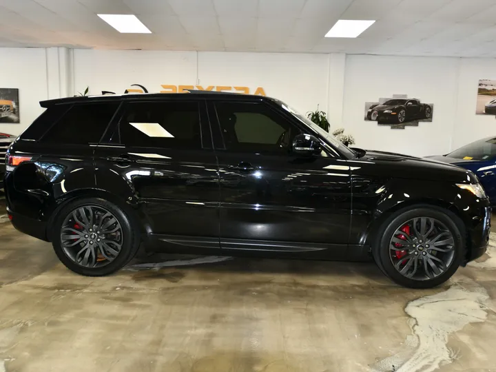 BLACK, 2017 LAND ROVER RANGE ROVER SPORT Image 13