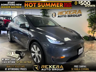 GRAY, 2021 TESLA MODEL Y Image 