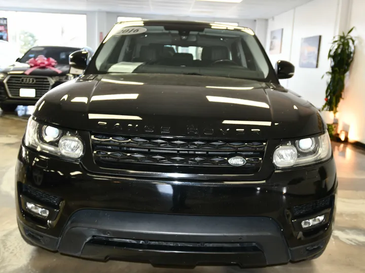 BLACK, 2016 LAND ROVER RANGE ROVER SPORT Image 2