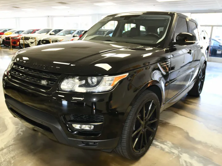 BLACK, 2016 LAND ROVER RANGE ROVER SPORT Image 5