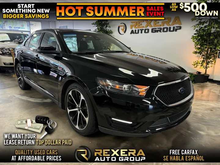 BLACK, 2016 FORD TAURUS Image 1