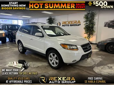 WHITE, 2009 HYUNDAI SANTA FE Image 