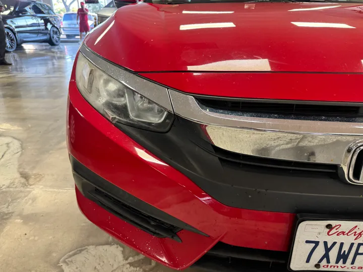 RED, 2017 HONDA CIVIC Image 7