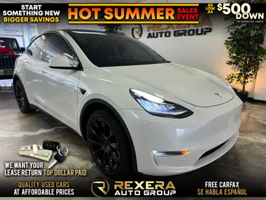 WHITE, 2020 TESLA MODEL Y Image 