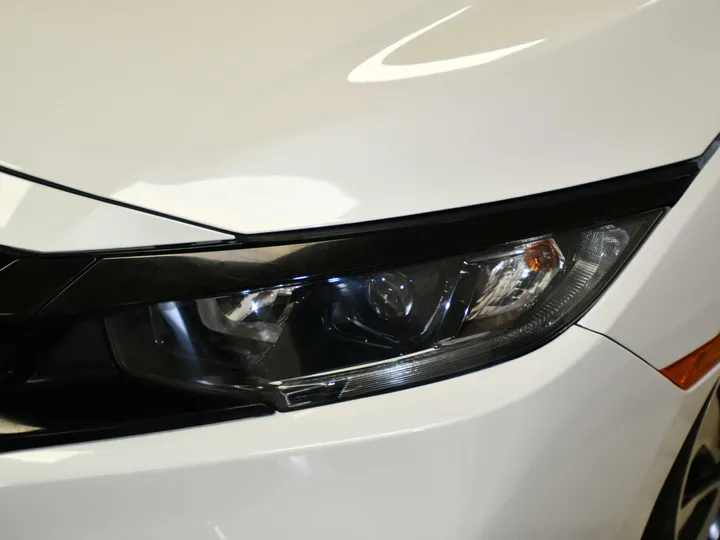 WHITE, 2019 HONDA CIVIC Image 4