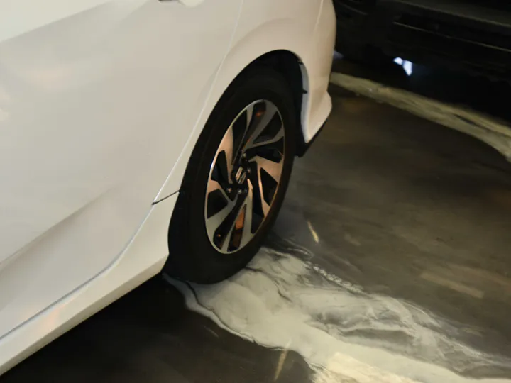 WHITE, 2019 HONDA CIVIC Image 7