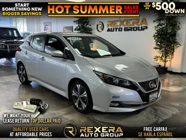 SILVER, 2022 NISSAN LEAF Image 