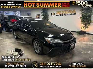 BLACK, 2017 TOYOTA CAMRY Image 