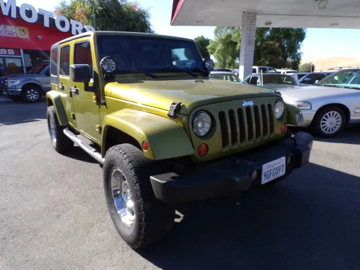 GREEN, 2007 JEEP WRANGLER Image 3