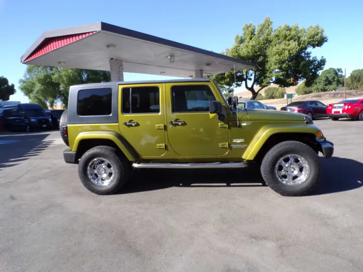 GREEN, 2007 JEEP WRANGLER Image 4