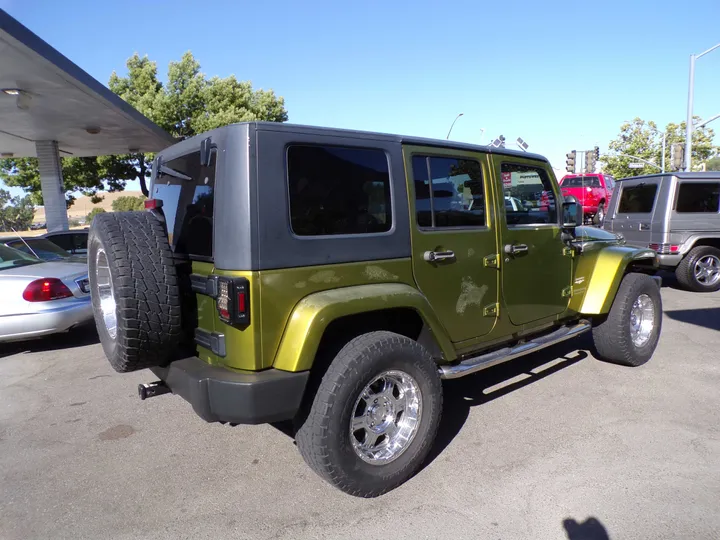 GREEN, 2007 JEEP WRANGLER Image 5