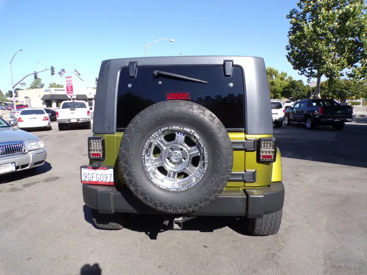 GREEN, 2007 JEEP WRANGLER Image 6