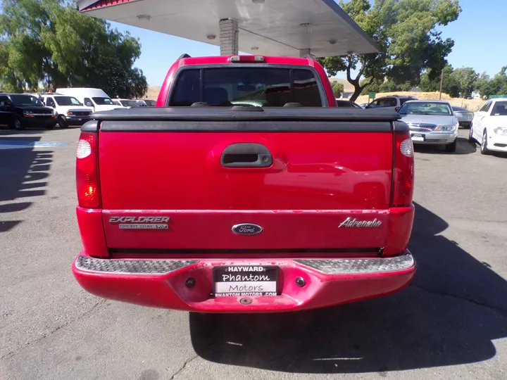 RED, 2005 FORD EXPLORER SPORT TRAC Image 7