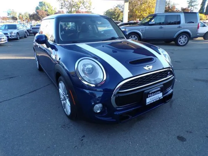 BLUE, 2014 MINI S COOPER Image 3