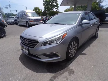 SILVER, 2015 HYUNDAI SONATA Image 3