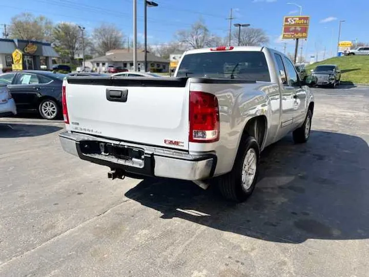 SILVER, 2011 GMC SIERRA 1500 EXTENDED CAB Image 3