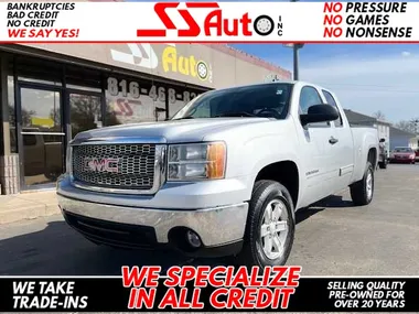 SILVER, 2011 GMC SIERRA 1500 EXTENDED CAB Image 