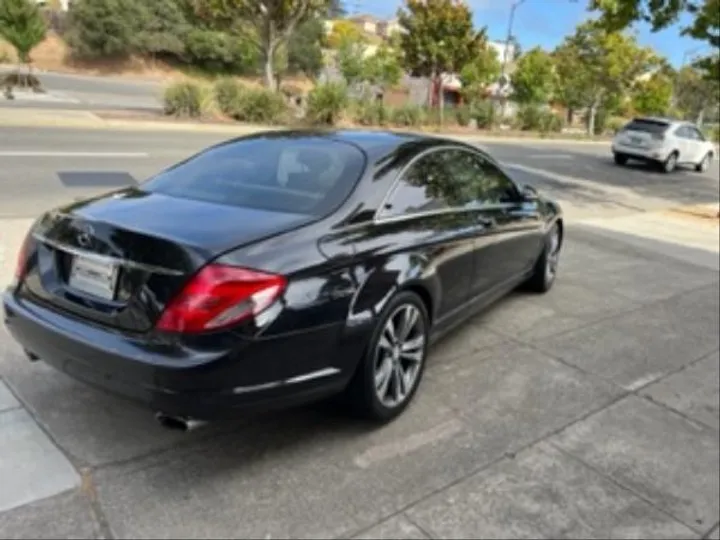 BLACK, 2007 MERCEDES-BENZ CL-CLASS Image 4