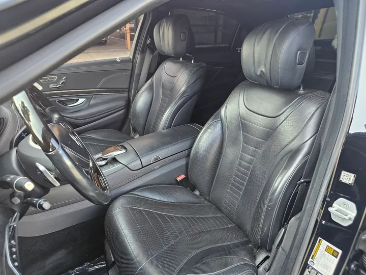 BLACK, 2015 MERCEDES-BENZ S-CLASS Image 9