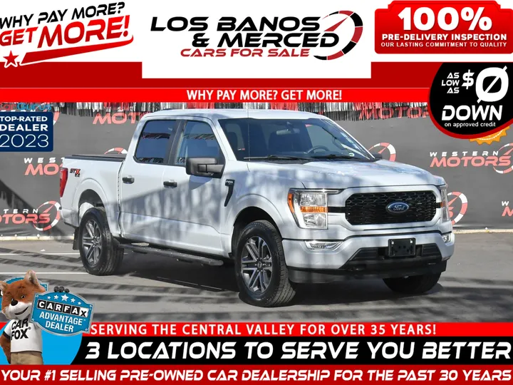 GRAY, 2021 FORD F-150 Image 1