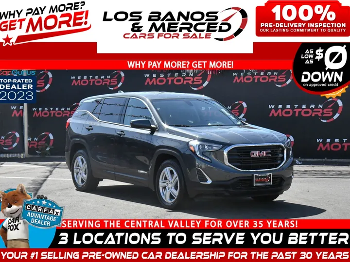 GRAPHITE GRAY METALLIC, 2018 GMC TERRAIN Image 1