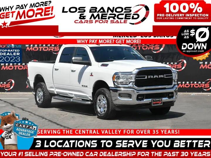 BRIGHT WHITE CLEARCOAT, 2021 RAM 2500 Image 1