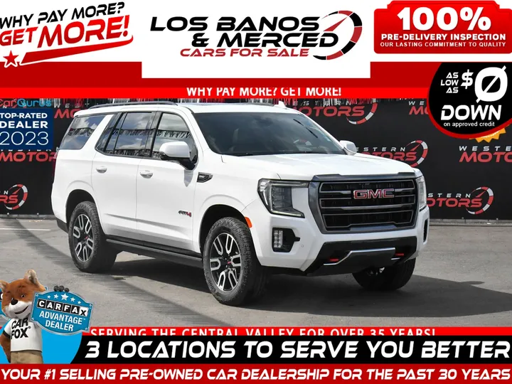 WHITE, 2023 GMC YUKON Image 1