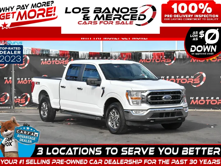WHITE, 2021 FORD F-150 Image 1