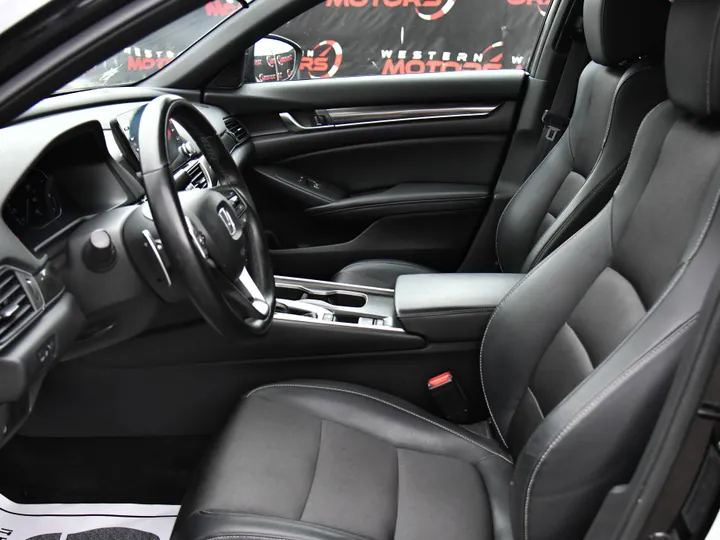 BLACK, 2018 HONDA ACCORD SEDAN Image 14