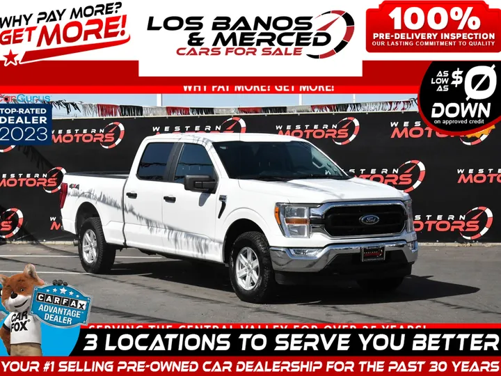 WHITE, 2021 FORD F-150 Image 1