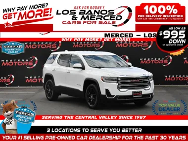 SUMMIT WHITE, 2020 GMC ACADIA Image 
