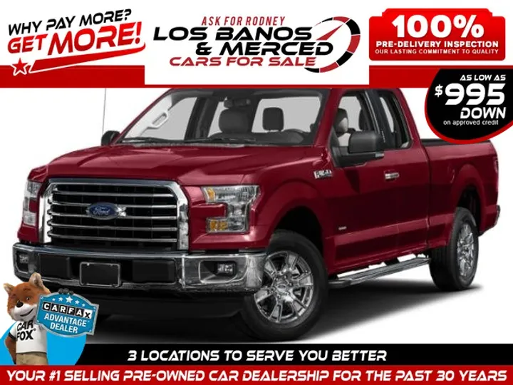 WHITE, 2015 FORD F-150 Image 1
