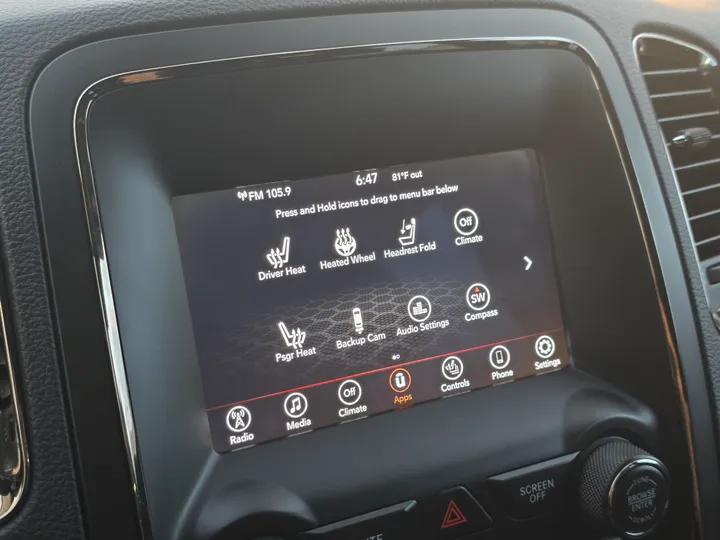 BLACK, 2018 DODGE DURANGO Image 25