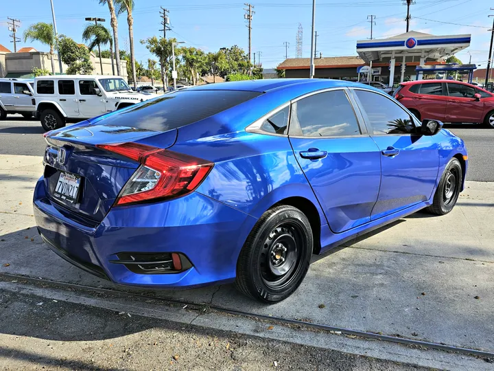 BLUE, 2016 HONDA CIVIC Image 7