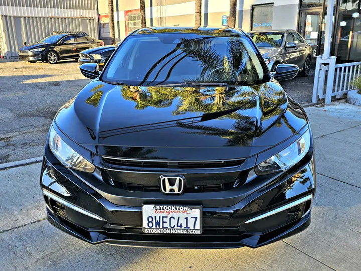 BLACK, 2021 HONDA CIVIC Image 2