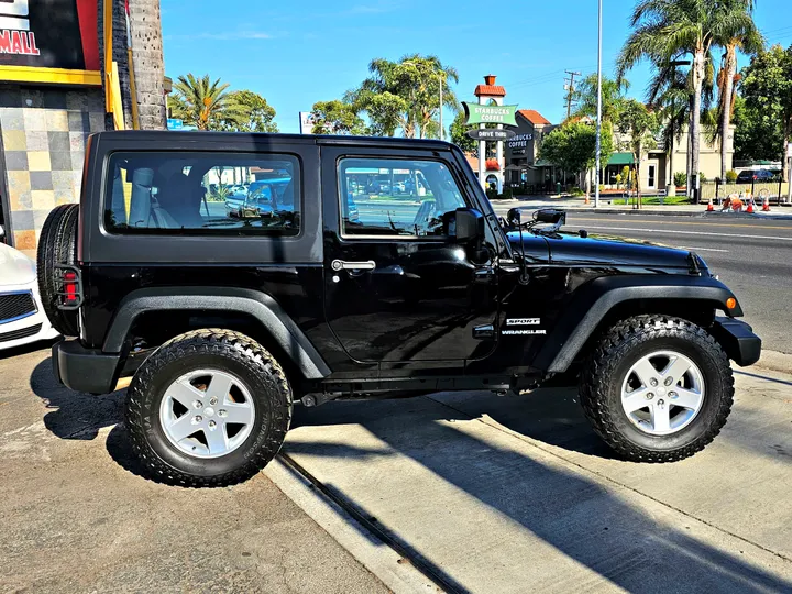 BLACK, 2014 JEEP WRANGLER Image 7