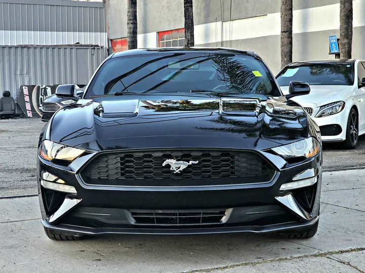 BLACK, 2018 FORD MUSTANG Image 2