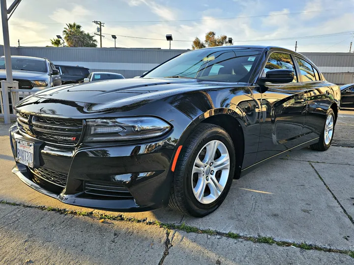 BLACK, 2021 DODGE CHARGER Image 3