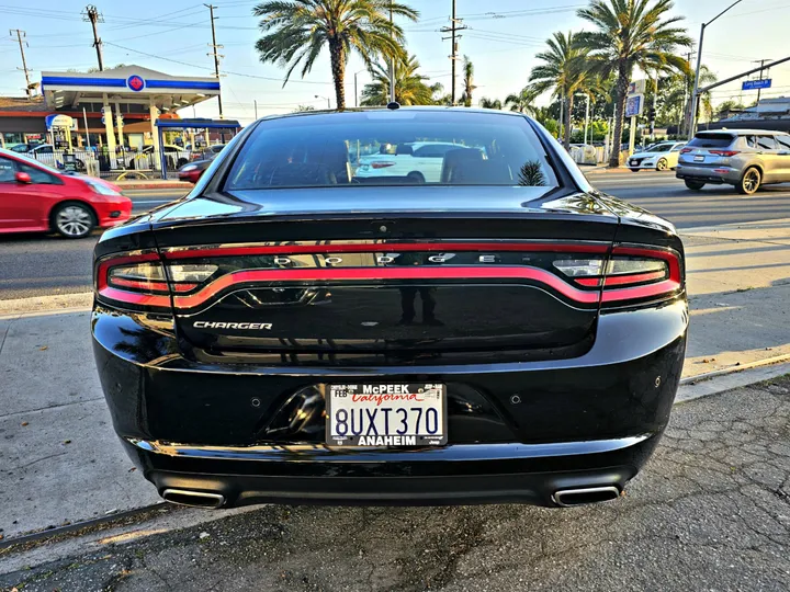 BLACK, 2021 DODGE CHARGER Image 5