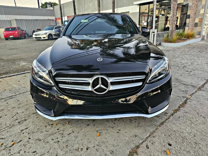 BLACK, 2018 MERCEDES-BENZ C-CLASS Image 2