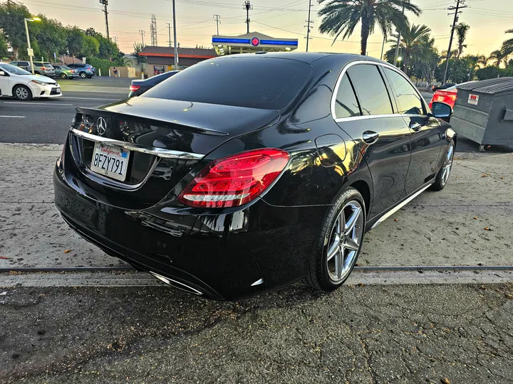 BLACK, 2018 MERCEDES-BENZ C-CLASS Image 7