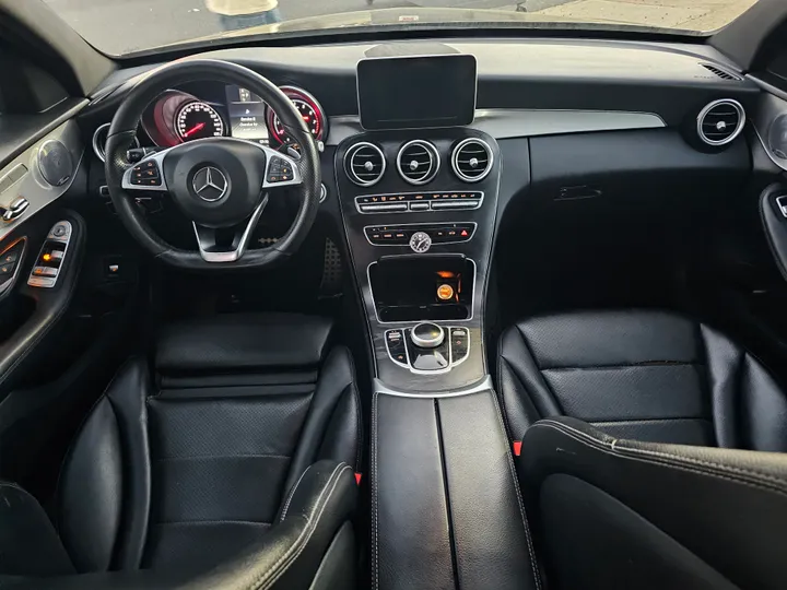 BLACK, 2018 MERCEDES-BENZ C-CLASS Image 12