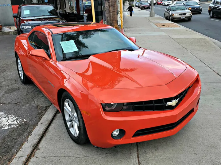 ORANGE, 2013 CHEVROLET CAMARO Image 2