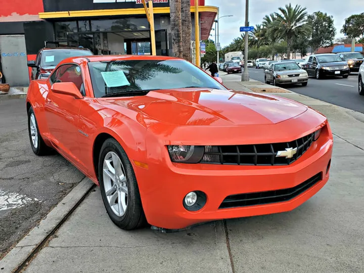 ORANGE, 2013 CHEVROLET CAMARO Image 3