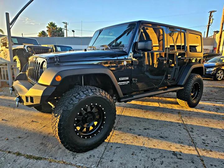 BLACK, 2015 JEEP WRANGLER Image 3