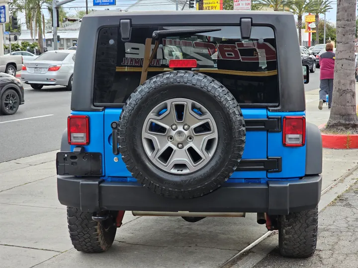 BLUE, 2016 JEEP WRANGLER Image 8