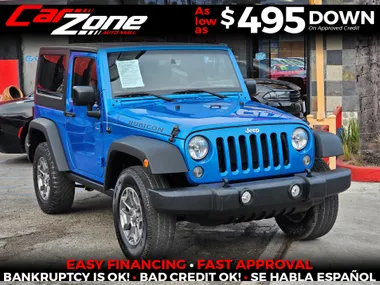 BLUE, 2016 JEEP WRANGLER Image 3